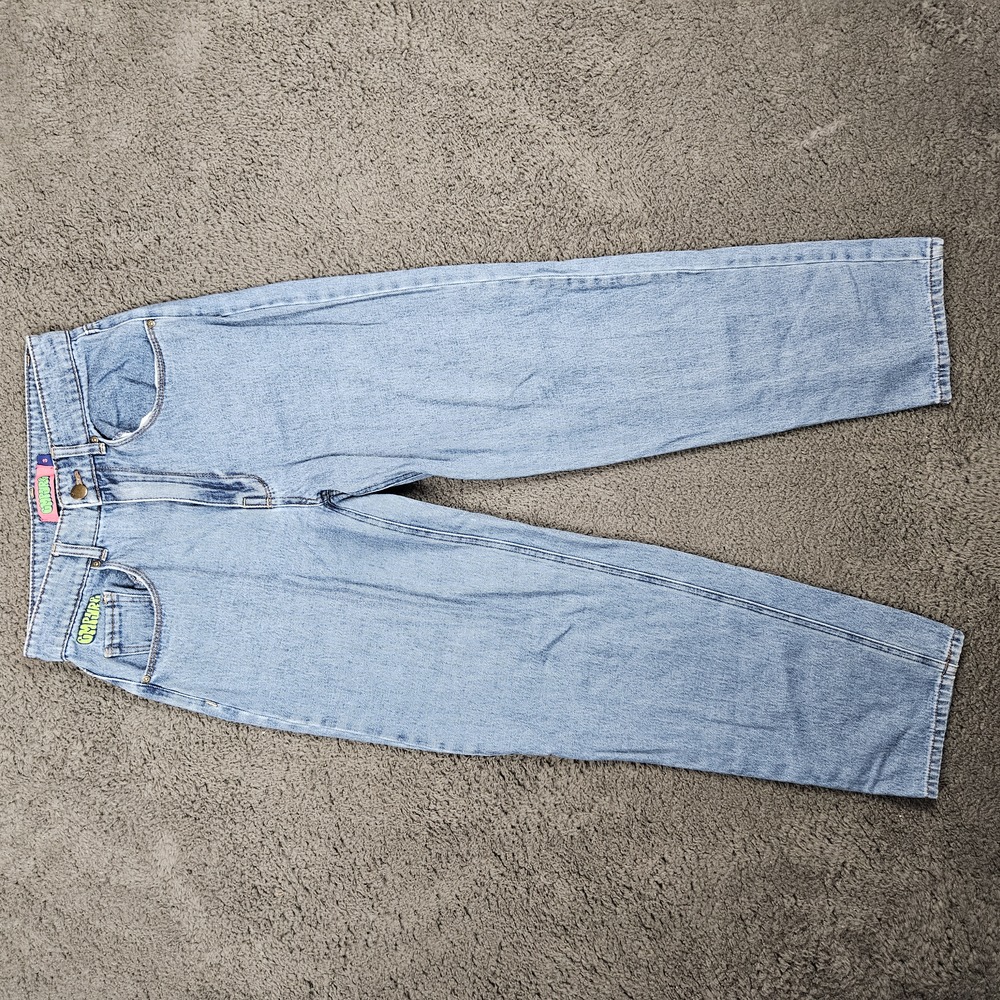 Empyre Jeans Womens Size 3 Blue Classic Wash Tori Model Y2K 90s Relaxed Tapered